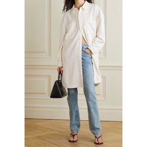 The Range Shacket Light Shell White Jacket Buttons